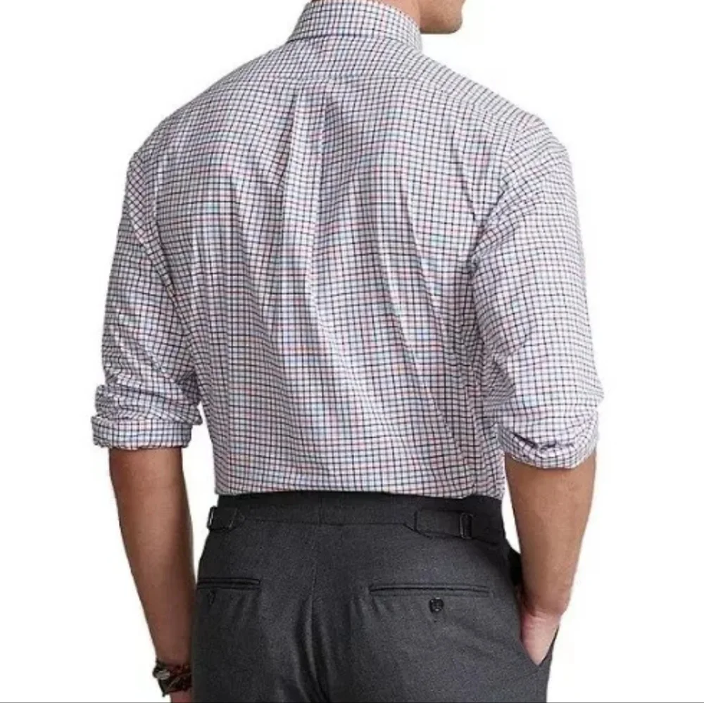 Polo Ralph Lauren Classic Fit Poplin Long Sleeve Button-Down Shirt Size XL